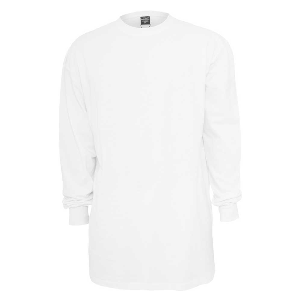 Urban Classics - Tall Longsleeve shirt - Wit